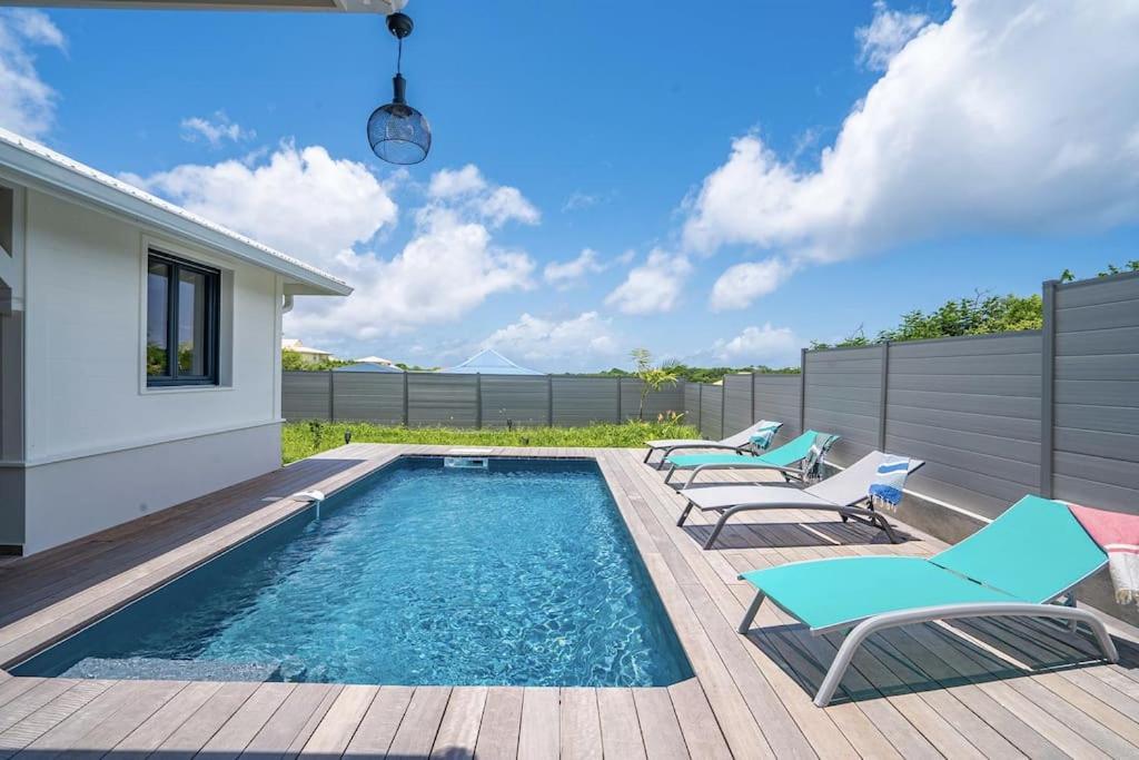 Superbe Villa Avec Piscine Et Proche Mer Au Diamant - 3 Chambres Et Salles De Bain Le Diamant Esterno foto