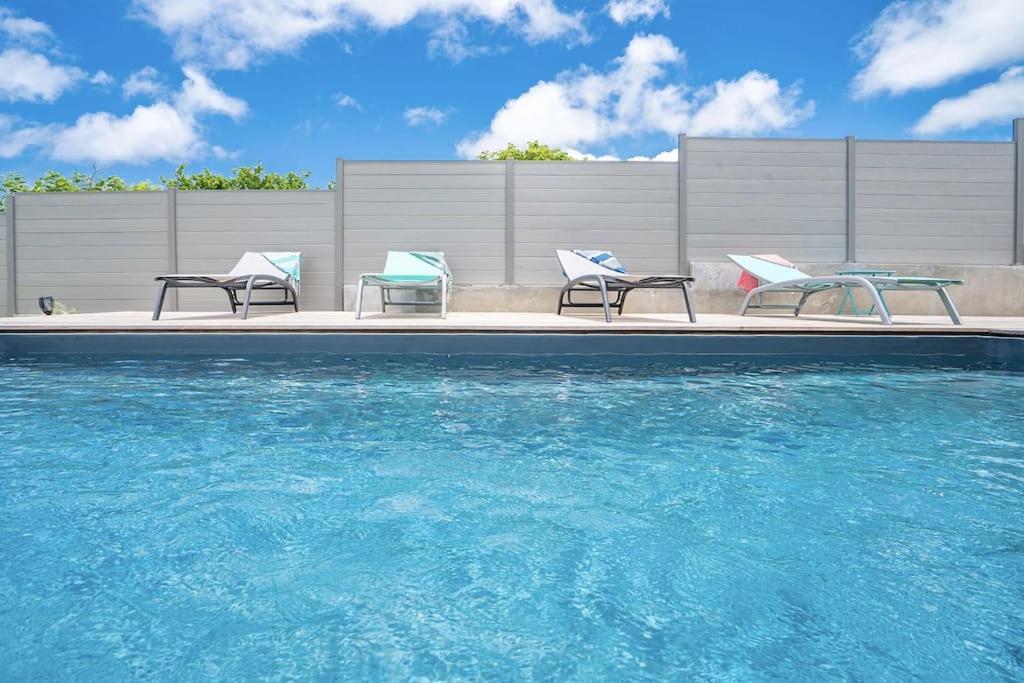 Superbe Villa Avec Piscine Et Proche Mer Au Diamant - 3 Chambres Et Salles De Bain Le Diamant Esterno foto